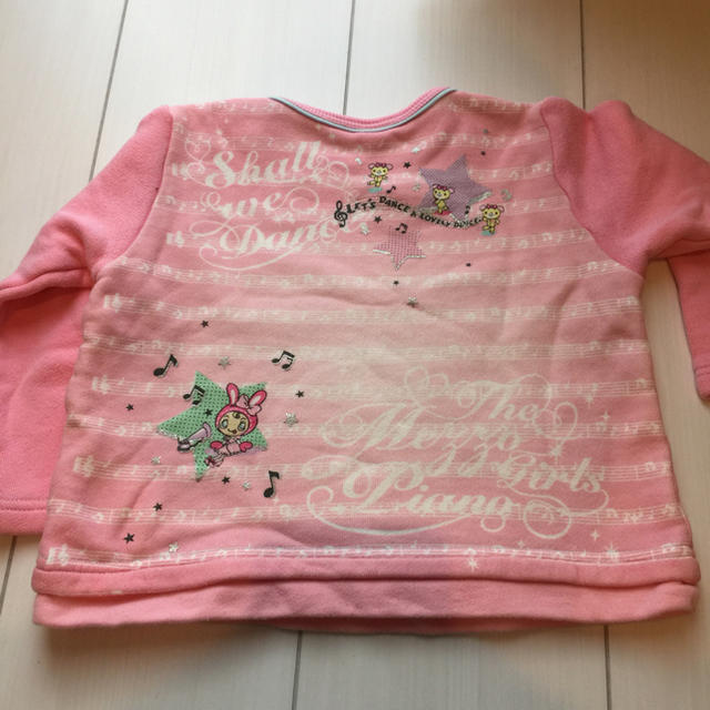 mezzo piano(メゾピアノ)のメゾピアノ トレーナー キッズ/ベビー/マタニティのキッズ服女の子用(90cm~)(Tシャツ/カットソー)の商品写真