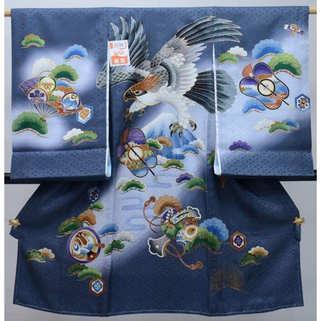 お宮参り のしめ 新品 金刺繍 男の子 男児 正絹 NO23788 キッズ/ベビー/マタニティのメモリアル/セレモニー用品(お宮参り用品)の商品写真