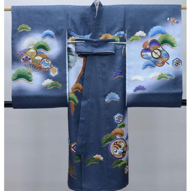 お宮参り のしめ 新品 金刺繍 男の子 男児 正絹 NO23788 キッズ/ベビー/マタニティのメモリアル/セレモニー用品(お宮参り用品)の商品写真