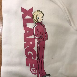 XLARGE×ドラゴンボール 18号 パーカー ブラック