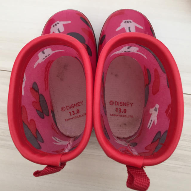 Disney(ディズニー)の子供 長靴 キッズ/ベビー/マタニティのベビー靴/シューズ(~14cm)(長靴/レインシューズ)の商品写真