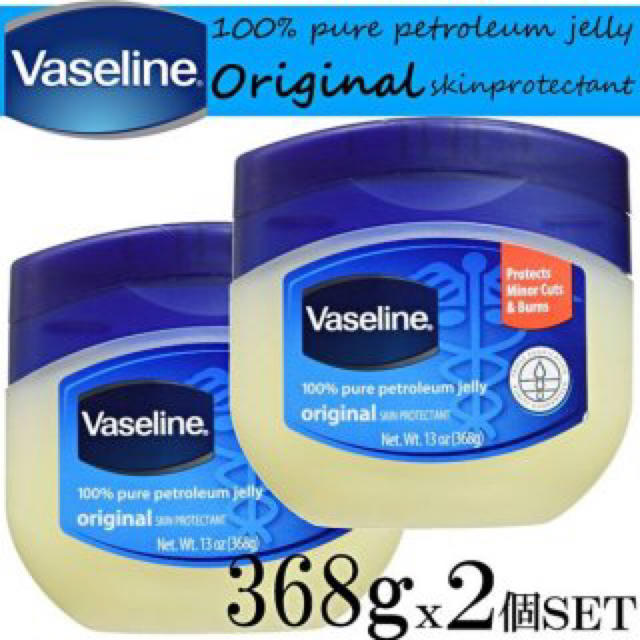 THE FACE SHOP(ザフェイスショップ)のヴァセリン(Vaseline)  ペトロリュームジェリー(大)368ｇ×2 コスメ/美容のボディケア(ボディクリーム)の商品写真