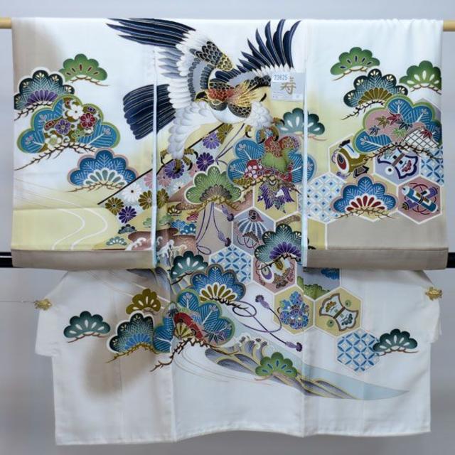 お宮参り のしめ 新品 金刺繍 男の子 男児 正絹 NO23625