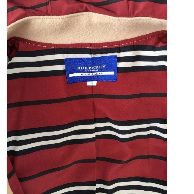 BURBERRY BLUE LABEL(バーバリーブルーレーベル)のバーバリーブルーラベル　ピーコート レディースのジャケット/アウター(ピーコート)の商品写真