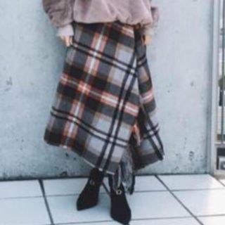 アメリヴィンテージ(Ameri VINTAGE)のアメリヴィンテージ  BLACKET WRAP SKIRT(ロングスカート)