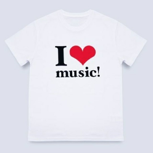 namie amuro『I❤music』Tシャツ・sizeS エンタメ/ホビーのタレントグッズ(ミュージシャン)の商品写真