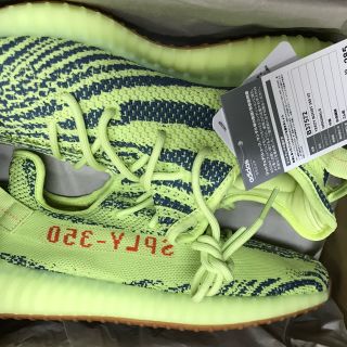 アディダス(adidas)のyeezy boost 350 V2 セミフローズンイエロー 28.5cm 即(スニーカー)