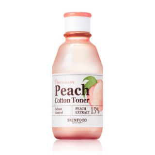 スキンフード(SKIN FOOD)の韓国コスメSkinfood❤︎peach cotton toner 桃化粧水(化粧水/ローション)