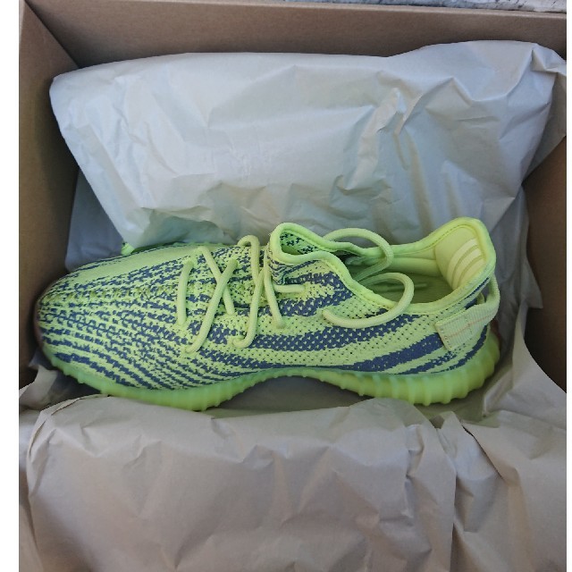 YEEZY BOOST 350 SEMI FROZEN YELLOW 27cm