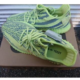 アディダス(adidas)のYEEZY BOOST 350 SEMI FROZEN YELLOW 27cm(スニーカー)