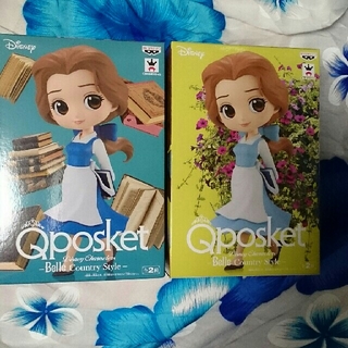 ビジョトヤジュウ(美女と野獣)の【送料込み】qposket ベル 美女と野獣 ディズニー フィギュア セット(アニメ/ゲーム)