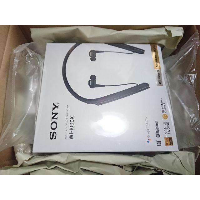 新品 SONY WI-1000X-B ワイヤレス ヘッドセット ブラック