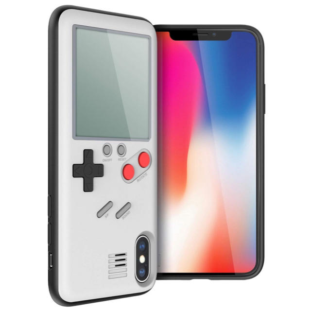 ゲームボーイ(ゲームボーイ)の【話題】iPhoneX ゲームボーイ風カバー 99以上のゲーム内蔵！ スマホ/家電/カメラのスマホアクセサリー(iPhoneケース)の商品写真