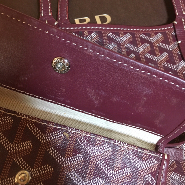 GOYARD - GOYARD サンルイ PM ボルドー美品の通販 by GOYARD - GOYARD サンルイ PM ボルドー美品の通販 by