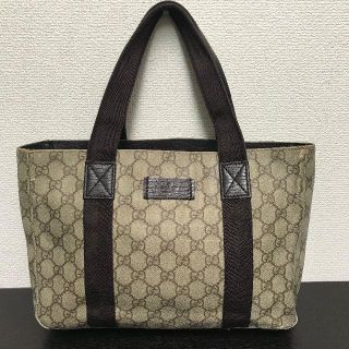 グッチ(Gucci)のグッチ　トートバッグ　GGプラス　ベージュ(トートバッグ)