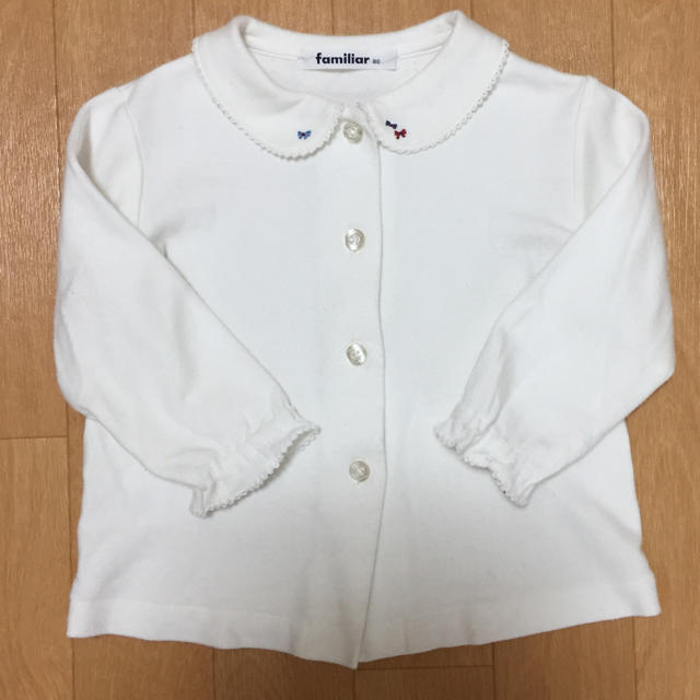 familiar(ファミリア)のファミリア familiar ブラウス 80cm キッズ/ベビー/マタニティのベビー服(~85cm)(シャツ/カットソー)の商品写真