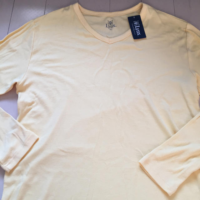 Lynx(リンクス)の専用  メンズV首長袖TシャツLLサイズ メンズのトップス(Tシャツ/カットソー(七分/長袖))の商品写真