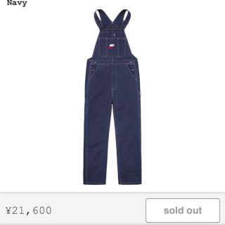 シュプリーム(Supreme)のsupreme nike overalls オーバーオール L navy(サロペット/オーバーオール)