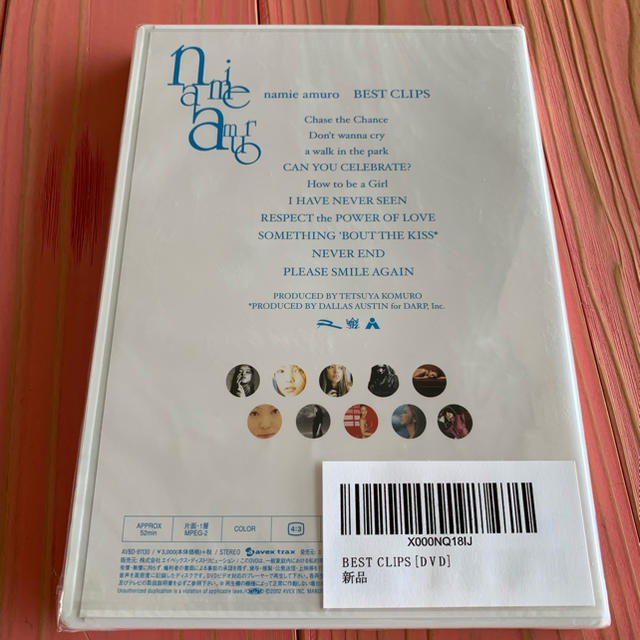 新品未開封  DVD  namie amuro BEST CLIPS エンタメ/ホビーのDVD/ブルーレイ(ミュージック)の商品写真