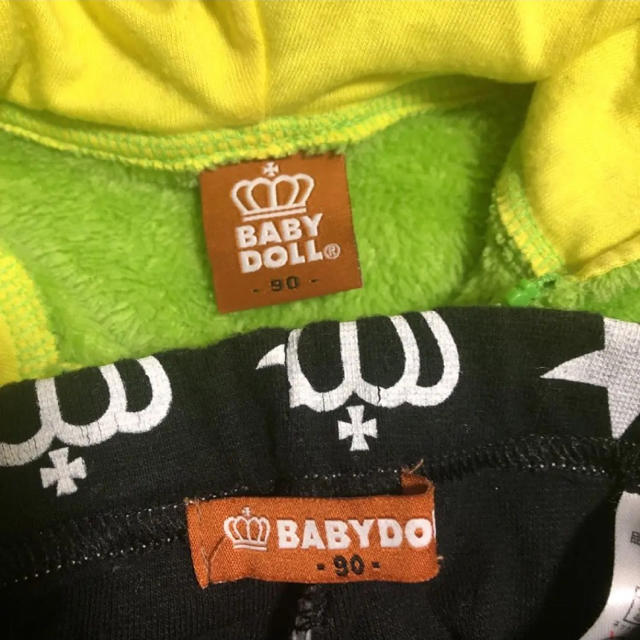 BABYDOLL(ベビードール)のBABY DOLL セットアップ サイズ90 キッズ/ベビー/マタニティのキッズ服男の子用(90cm~)(その他)の商品写真
