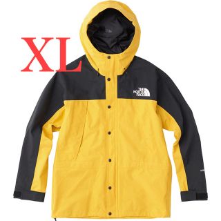 ザノースフェイス(THE NORTH FACE)のNORTH FACE マウンテンライトジャケット XL レオパードイエロー 黄色(マウンテンパーカー)