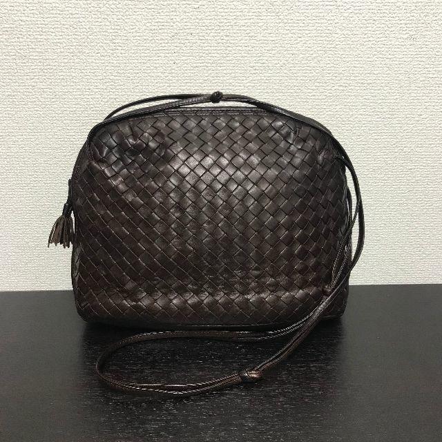 Bottega Veneta(ボッテガヴェネタ)のボッテガヴェネタ　ショルダーバッグ　イントレチャート　ダークブラウン　 レディースのバッグ(ショルダーバッグ)の商品写真