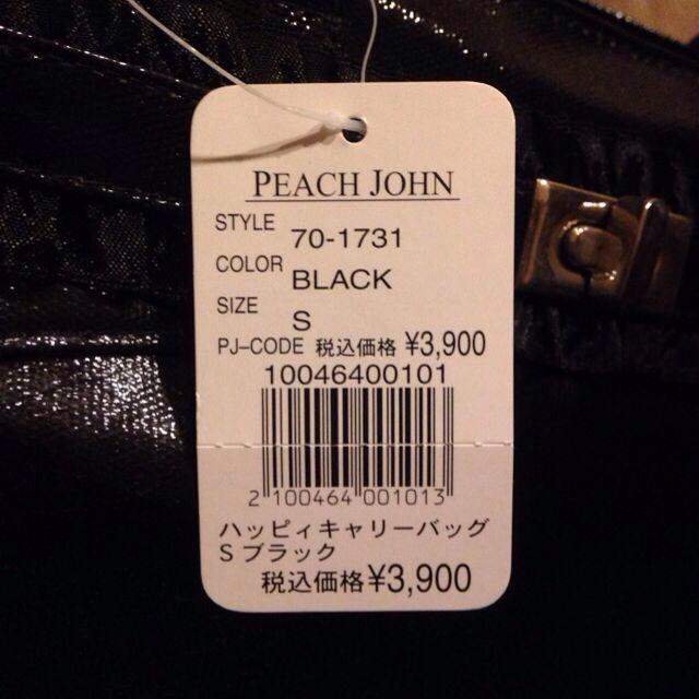 PEACH JOHN(ピーチジョン)のPJ♡バッグ新品未使用タグ付き レディースのバッグ(ボストンバッグ)の商品写真