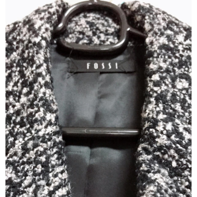 FOSSIL(フォッシル)のツィードロングコート レディースのジャケット/アウター(ロングコート)の商品写真