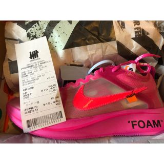 オフホワイト(OFF-WHITE)のTHE TEN : NIKE ZOOM FLY. 28.5(スニーカー)