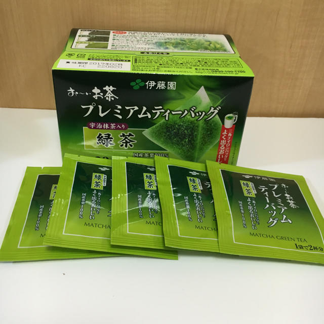 伊藤園(イトウエン)の伊藤園 おーいお茶 プレミアムティーバッグ 60袋 食品/飲料/酒の飲料(茶)の商品写真