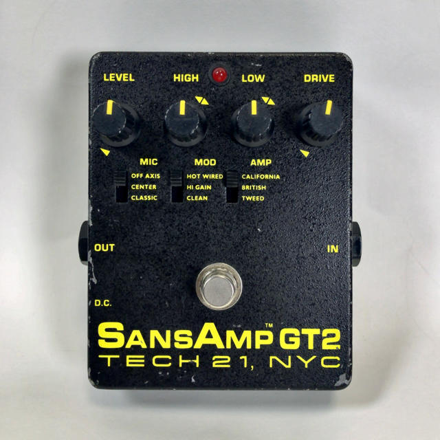 TECH21 SansAmp GT2 アンプシミュレーター／オーバードライブ