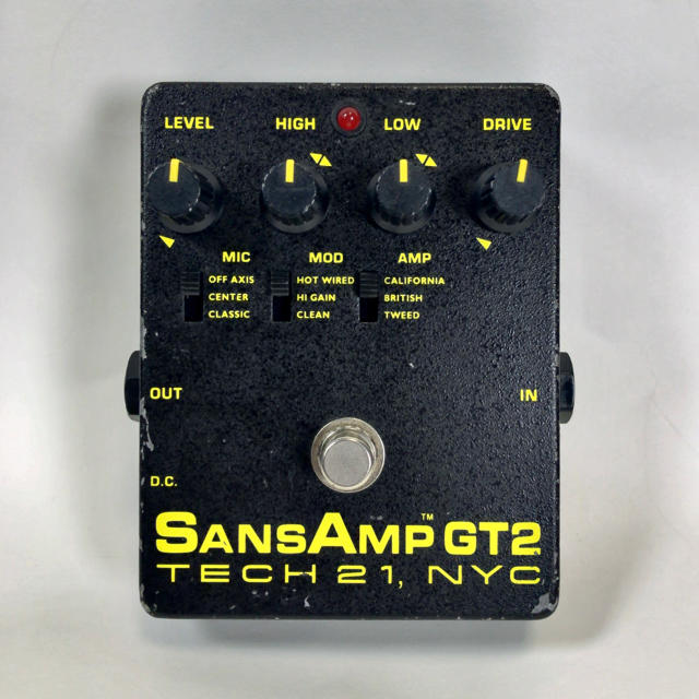 TECH21 SansAmp GT2 アンプシミュレーター/オーバードライブ