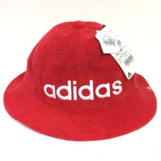 アディダス(adidas)のadidas アディダス  TERRY METRO HAT メトロ ハット 赤(ハット)