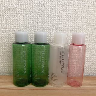 シュウウエムラ(shu uemura)のshu uemura☆空ボトルミニ（4本）(クレンジング/メイク落とし)