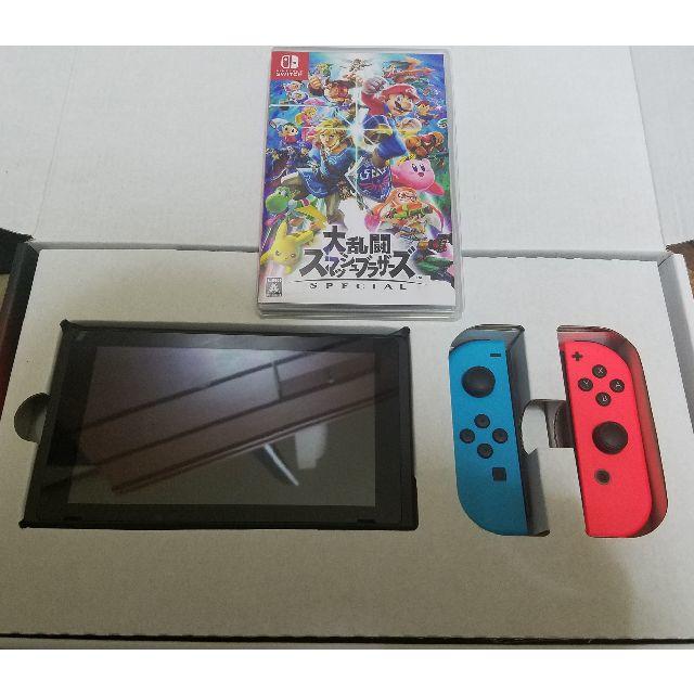 任天堂 - Nintendo Switch本体+スマブラセットの通販 by 鯖野's shop｜ニンテンドウならラクマ