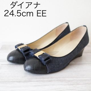 ダイアナ(DIANA)の期間限定お値下げ！！【ダイアナ】リボン付き パンプス 24.5cm(ハイヒール/パンプス)