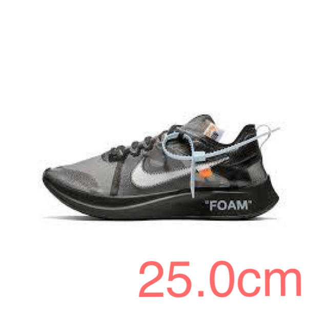 NIKE OFF WHITE THE 10 ZOOM FLY 25.0