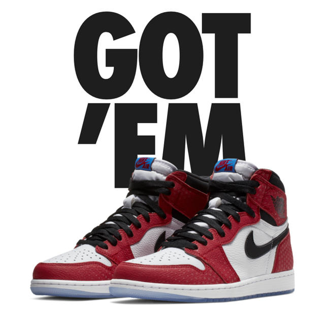 nike air jordan 1 origin story spiderman