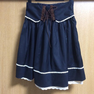 ブルーローグ(BLUE ROGUE)のBLUE ROGUE 編み上げスカート(ひざ丈スカート)