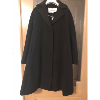 【美品】  J&M DAVIDSON / ジェイアンドエムデヴィッドソン | シングル ウール ロング コート | 8 | ブラック | レディース