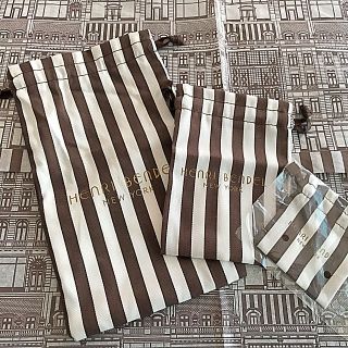 ヘンリベンデル(Henri Bendel)のヘンリベンデル 布製袋セット(ショップ袋)