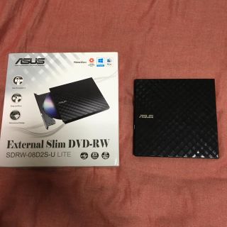 エイスース(ASUS)のASUS 外付けポータブルDVDドライブ(PC周辺機器)