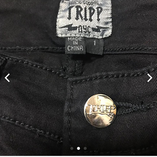 Tripp NYC(トリップニューヨークシティ)の【美品】TRIPP NYC  ／ブラック スキニー  25 レディースのパンツ(デニム/ジーンズ)の商品写真