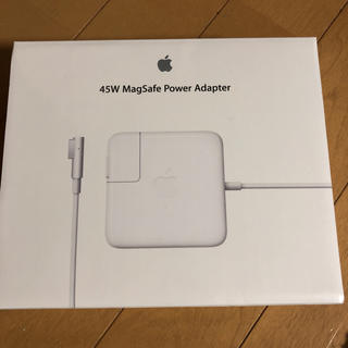アップル(Apple)のApple 充電器 MagSafe 新品 アダプター45W 電源アダプタ(PC周辺機器)