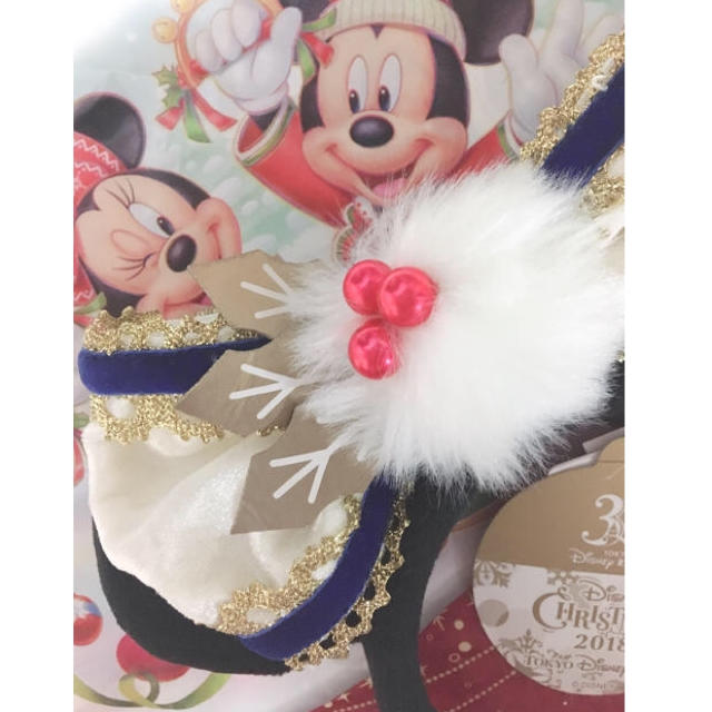 Disney(ディズニー)のイッツクリスマスタイムのミニーカチューシャ レディースのヘアアクセサリー(カチューシャ)の商品写真