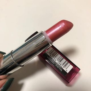 メイベリン(MAYBELLINE)の美品 メイベリンNY シルバーラメ入りピンクリップ 口紅 プチプラ(口紅)