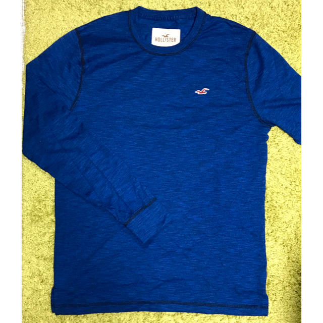 Hollister(ホリスター)のHOLLISTER / ロングTシャツ  ブルー＊新品＊ メンズのトップス(Tシャツ/カットソー(七分/長袖))の商品写真