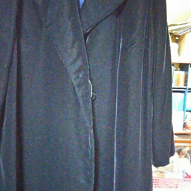 CHANEL(シャネル)の高級ベルベットコート レディースのジャケット/アウター(ロングコート)の商品写真
