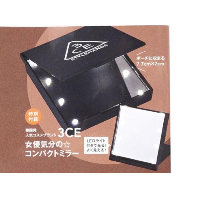 3ce(スリーシーイー)のCanCam ミラー レディースのファッション小物(ミラー)の商品写真