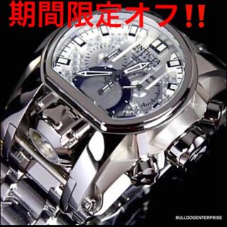 インビクタ(INVICTA)のくま様専用Invicta MAGNUM シルバー&ホワイト定価36万(腕時計(アナログ))